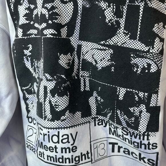 Taylor Swift Midnights Lavender Haze Swirl Tie Dye Crewneck Sweatshirt sz M - Picture 5 of 9